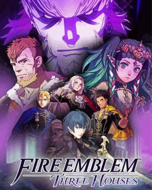 Fire Emblem Three Houses Game Poster Diamond Painting