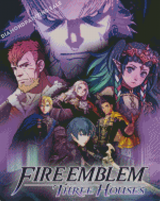 Fire Emblem Three Houses Game Poster Diamond Painting