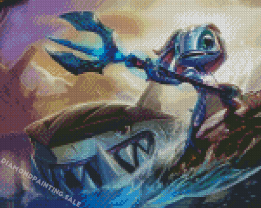 Fizz And Shark Diamond Painting