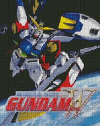 Gundam Wing Anime Poster Diamond Painting
