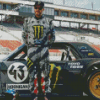 Ken Block Rally Driver Diamond Painting