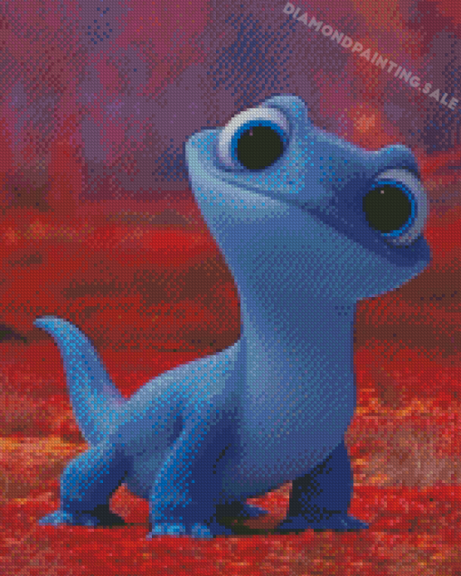 Lizard From Frozen Diamond Painting