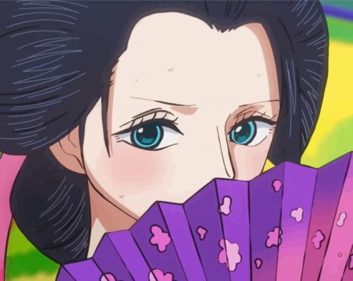 Nico Robin With Hand Fan Diamond Painting