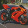 Orange Kawasaki Zx10r Limited Edition Diamond Painting