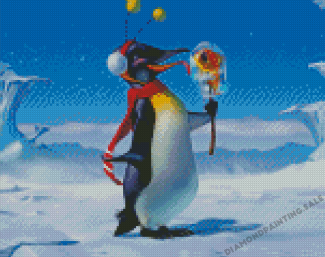 Penguin Christmas Diamond Painting