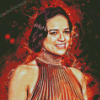 The Actress Michelle Rodriguez Diamond Painting