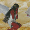 The Angel And The Dove Diamond Painting