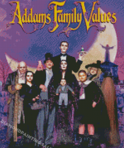 Addams Family Diamond Painting