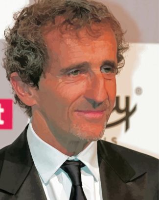 Alain Prost Racer Diamond Painting