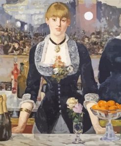 Bar At Folies Bergere Edouard Manet Diamond Painting