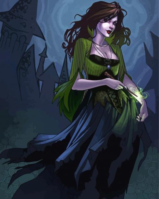 Bellatrix Lestrange Anime Diamond Painting