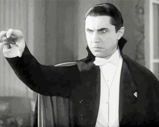 Black And White Bela Lugosi Dracula Diamond Painting