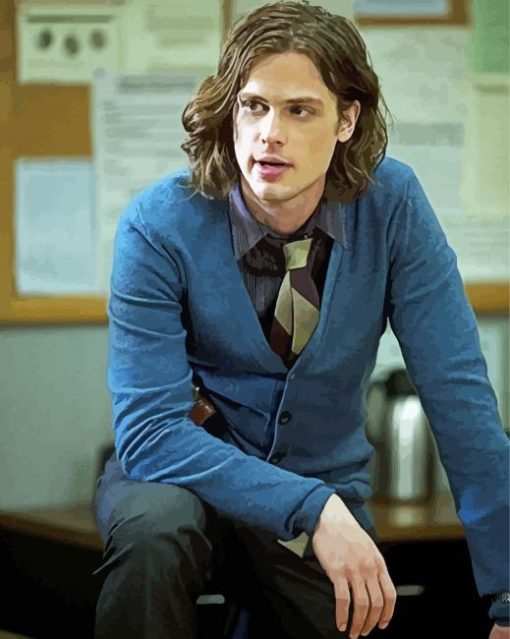 Criminal Minds Spencer Reid Diamond Painting