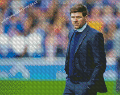 English Association Football Manager Steven Gerrard Diamond Painting