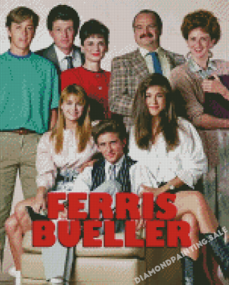 Ferris Buellers Day Off Characters Diamond Painting