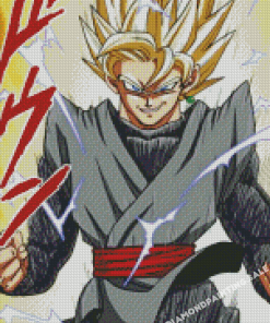 Goku Black Super Saiyan Diamond Painting