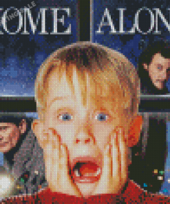 Home Alone Movie Poster Diamond Painting