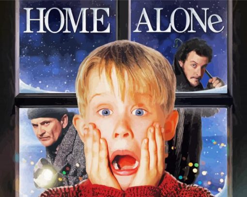 Home Alone Movie Poster Diamond Painting