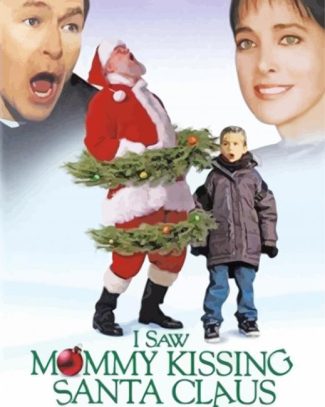 I Saw Mommy Kissing Santa Claus Poster Diamond Painting