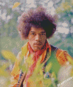 Jimi Hendrix Guitarist Diamond Painting