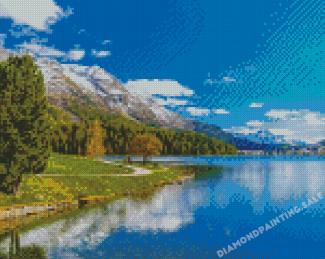 Lake Saint Moritz Diamond Painting