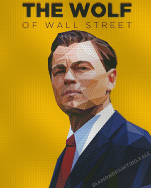 Leonardo The Wolf Of Wall Street Diamond Painting