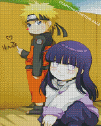 Little Hinata And Naruto Diamond Painting