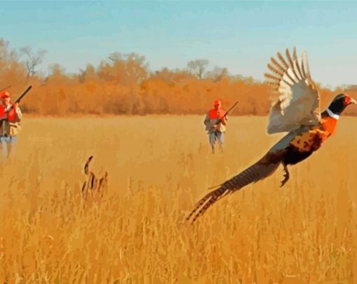 Pheasant Hunting Season Diamond Painting
