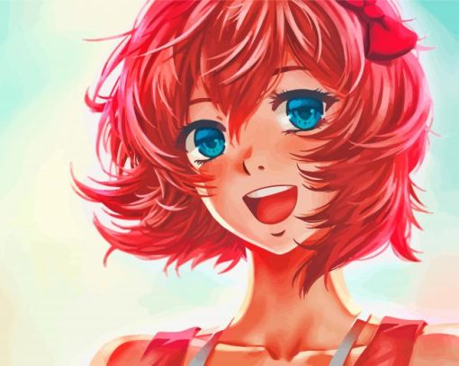 Sayori Doki Doki Character Art Diamond Painting