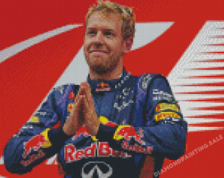 Sebastian Vettel Diamond Painting