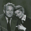 Spencer Tracy And Katharine Hepburn Diamond Painting