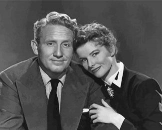 Spencer Tracy And Katharine Hepburn Diamond Painting