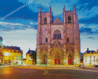 St Peter And St Paul Cathedral Nantes France Diamond Painting
