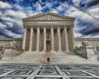United States Supreme Court Building Diamond Painting