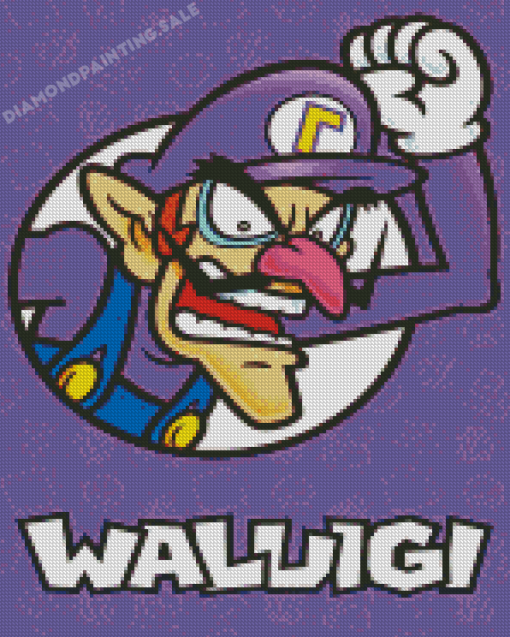 Waluigi Poster Diamond Painting