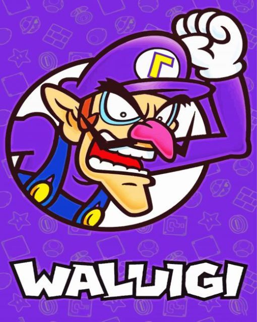 Waluigi Poster Diamond Painting