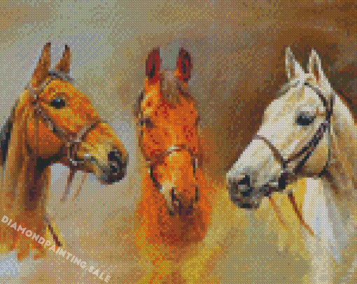 We Three Kings Horses Diamond Painting