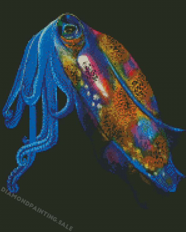 Aesthetic Cuttlefish Diamond Painting