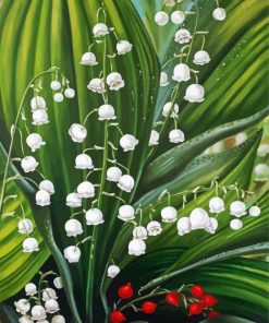 Aesthetic Lily Of The Valley Diamond Painting