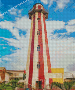Aesthetic The Georgetown Lighthouse Guyana Diamond Painting
