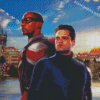 Aesthetic The Falcon And Winter Soldier Diamond Painting