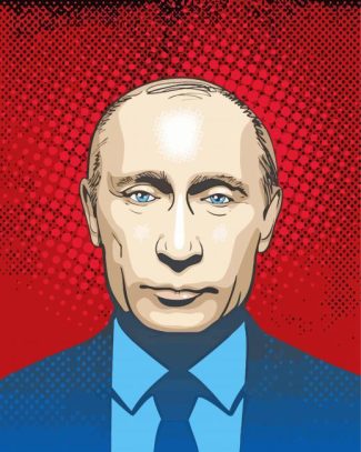 Aesthetic Vladimir Putin Art Diamond Painting
