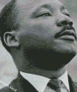 Black And White Martin Luther King Jr Diamond Painting