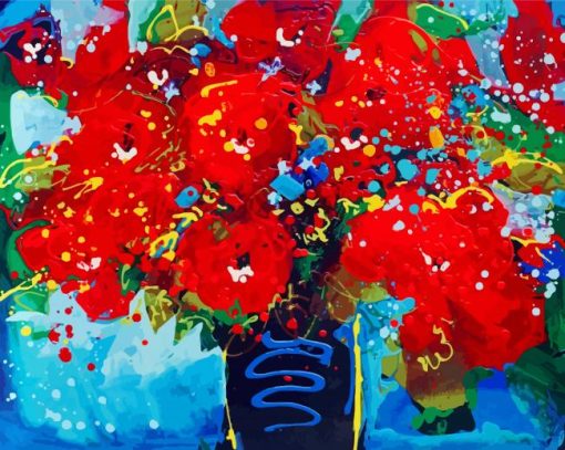 Colorful Flowers Simon Bull Diamond Painting