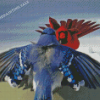 Cute Cardinal And Blue Jay Diamond Painting