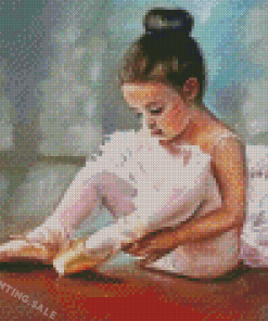 Cute Little Ballerina Diamond Painting