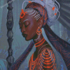 Elf Afro Woman Diamond Painting