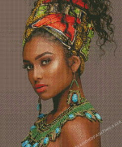 African Woman Art Diamond Painting