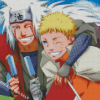 Happy Jiraiya And Naruto Diamond Painting