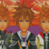 Kingdom Hearts Sora And Roxas Diamond Painting